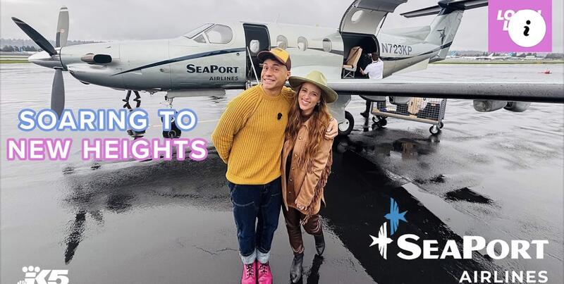 KING5's Local Lens Flies from Boeing Field to Spokane's Felts Field - Join Kelly and Jose!
